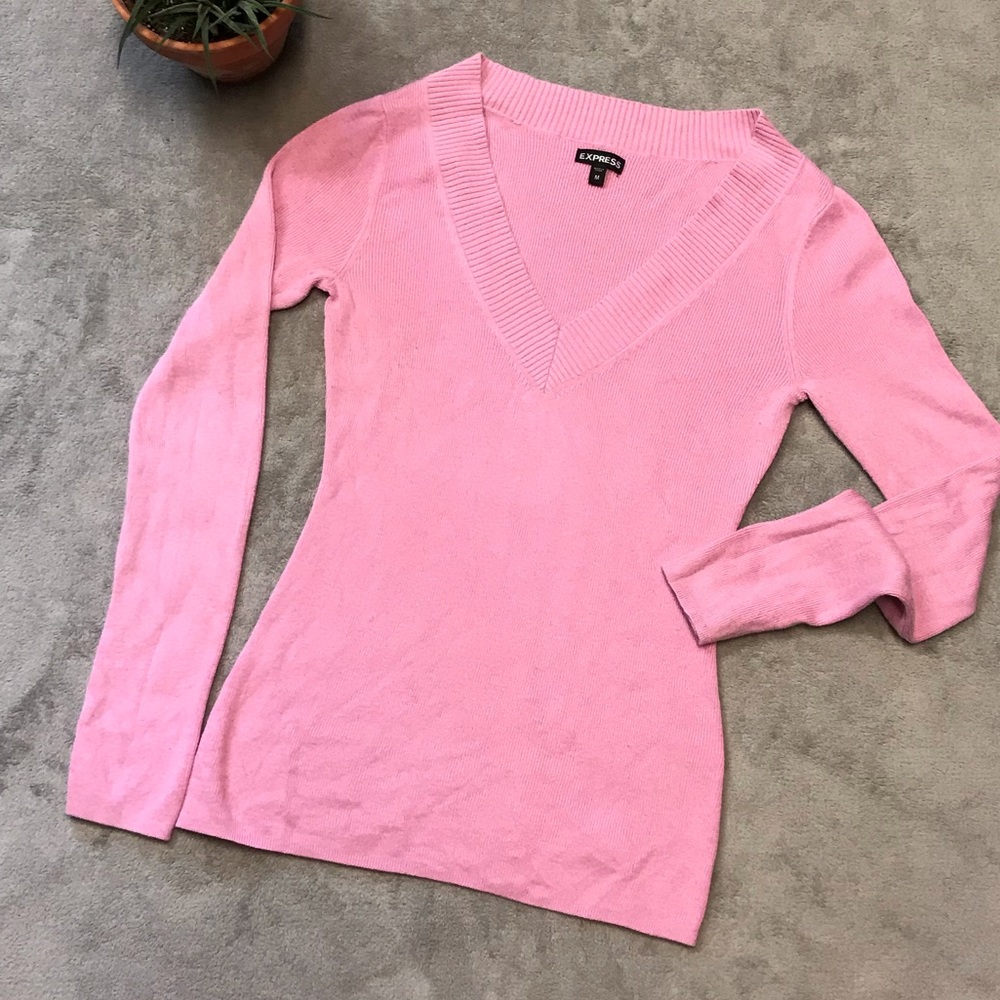 Pink sweater- Express